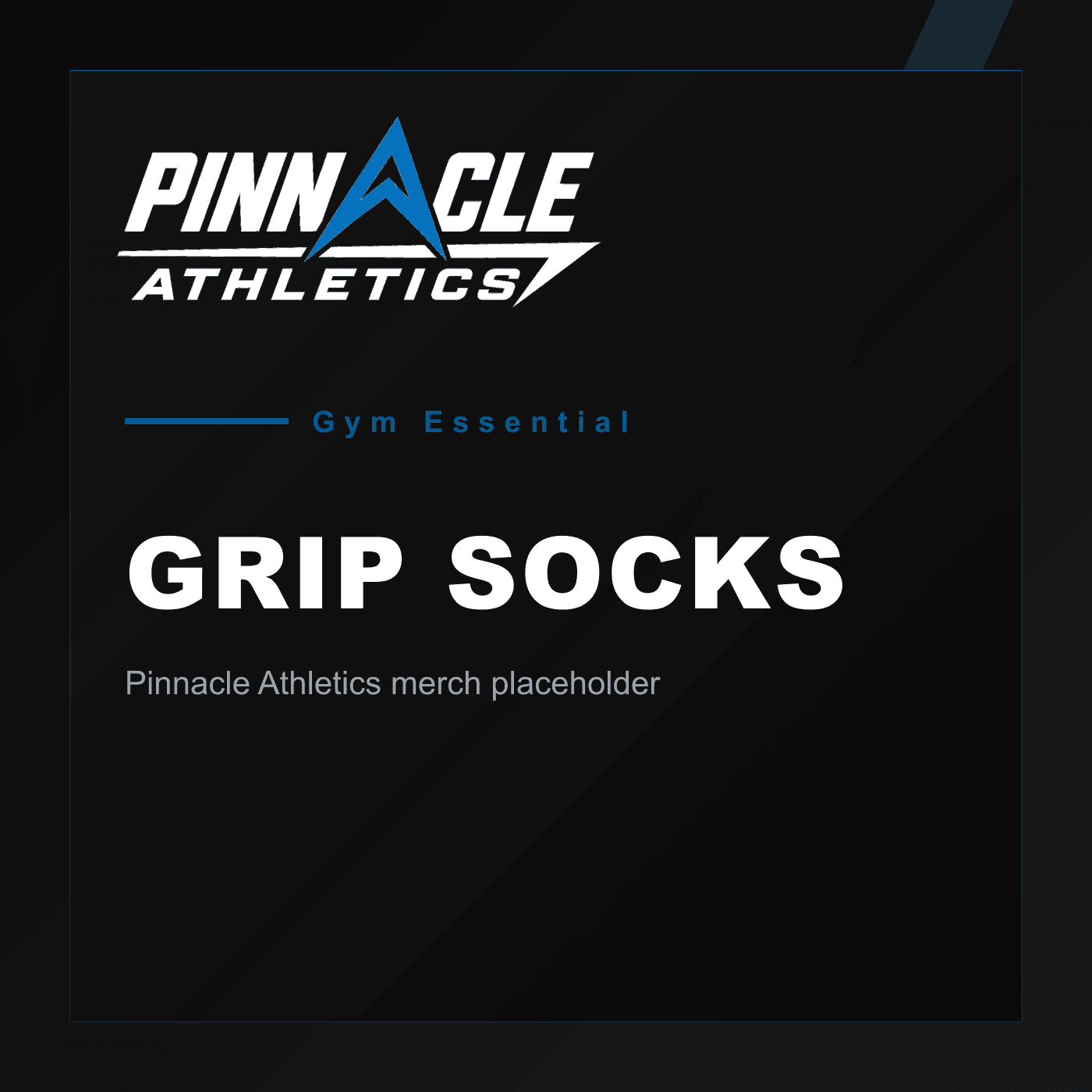 Pinnacle Athletics grip socks product view