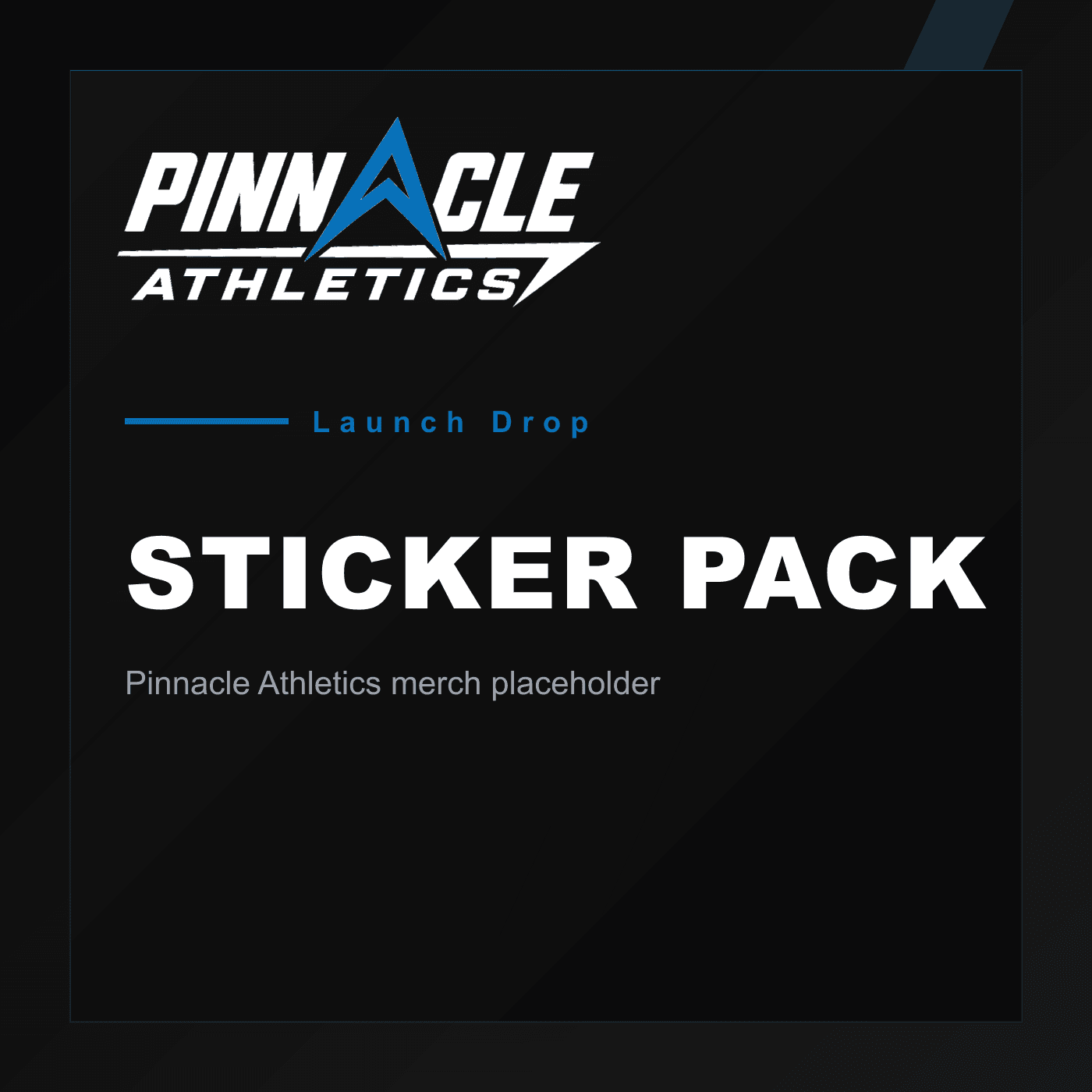 Pinnacle Athletics sticker pack product view
