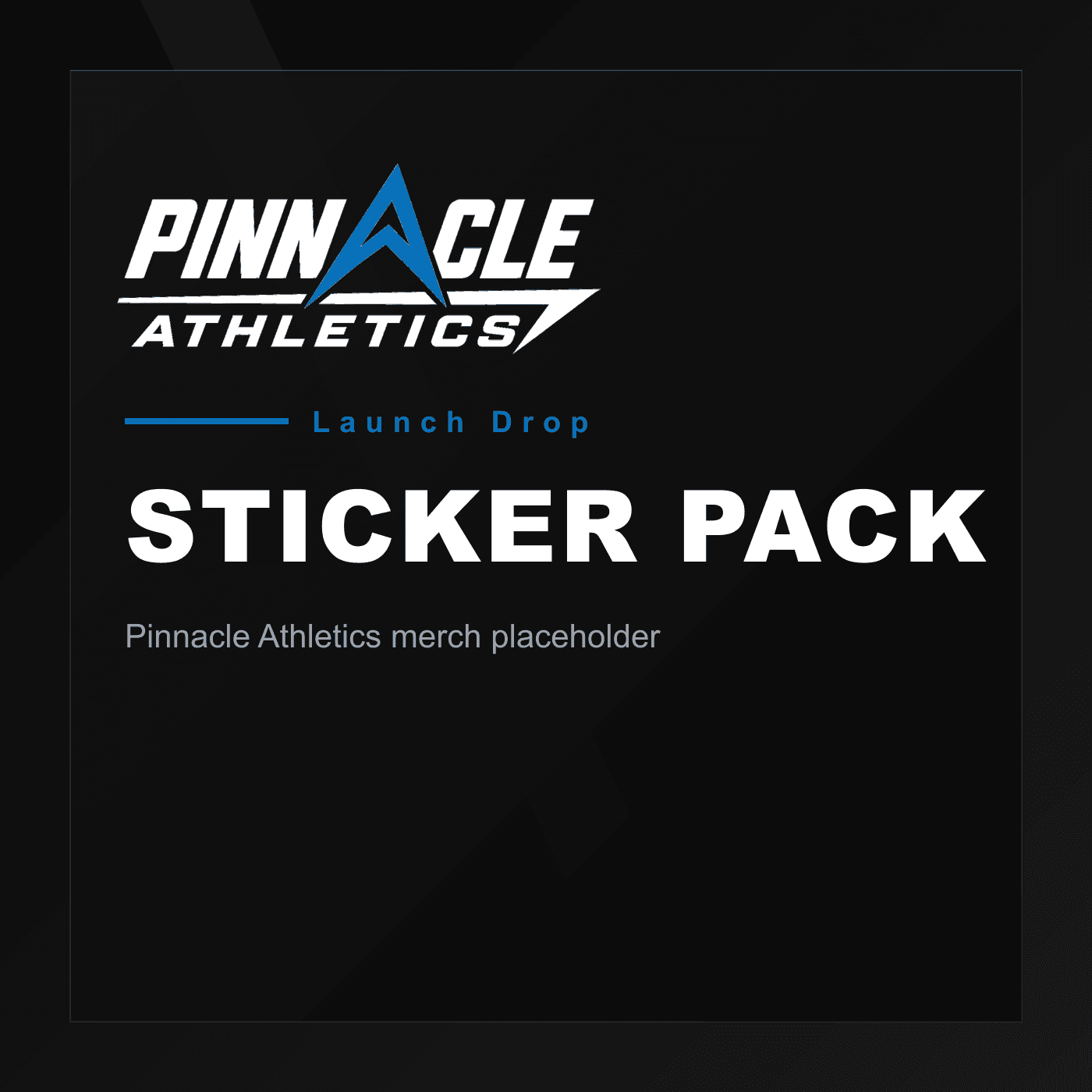 Pinnacle Athletics sticker pack alternate product view